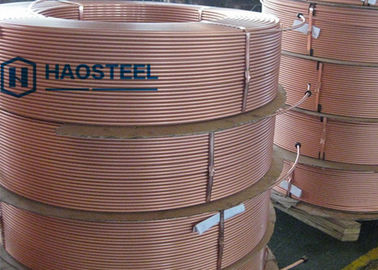 Resistência de corrosão do tubo de cobre do condicionador de ar da panqueca do cobre e do alumínio do comprimento 1-12m
