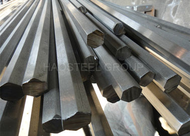 Rod de aço inoxidável lustrado estirado a frio laminado a alta temperatura, barra de aço inoxidável do hexágono