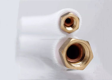 Tubulação à prova de fogo personalizada isolada PE do cobre da bobina da panqueca do condicionador de ar tubulação de cobre