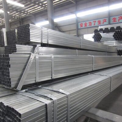Qualidade  China Supplier New Hot Dipped Non Secondary Galvanized Square Steel Tube fábrica