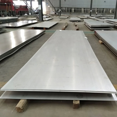 Placa de aço inoxidável de largura de 500 - 3000 mm com superfície de espelho Pacote de exportação padrão