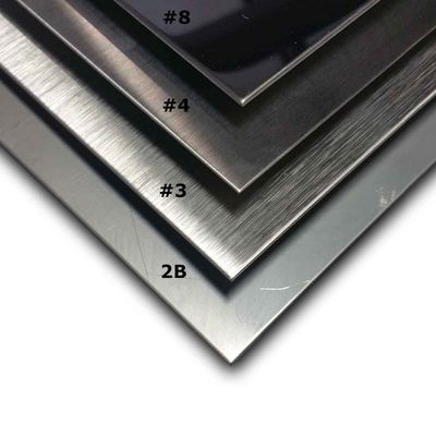 SS304 304L 301 316 316L 321 317L 904L 2B Finish Chapa de aço inoxidável Chapa de bobina espessura 2 mm