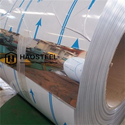 Bobinas de aço inoxidável laminadas a frio 316L/304L/430 Série 300 Acabamento BA Resistente à corrosão 316 304 Faixa Superfície 2B Dobramento