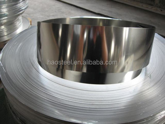 304 tira de aço inoxidável laminada a frio em bobina polida de 1 mm de espessura