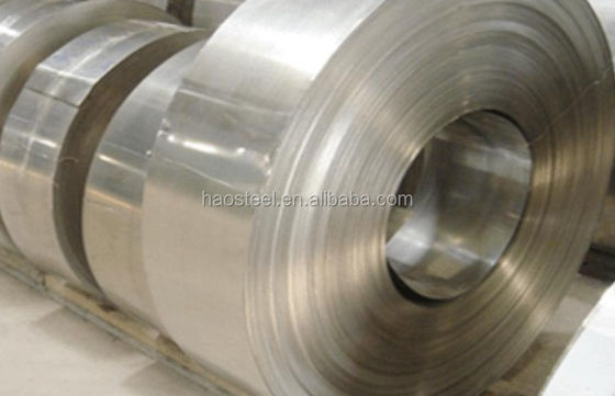 Tiras de aço inoxidável SUS 301, borda de laminador ou borda cortada, qualidade premium