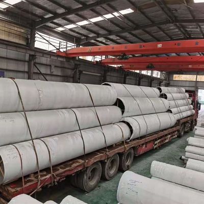 Tubo de aço inoxidável 304 de grande diâmetro com serviço de desenrolamento