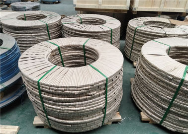 Bobina de aço inoxidável da tira do SUS 201 202 laminados a alta temperatura espessura de 0.02mm - de 36mm